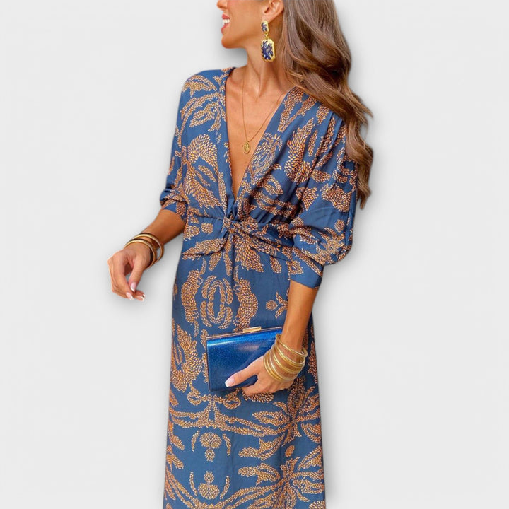 Oriana - Elegante jurk met lange mouwen