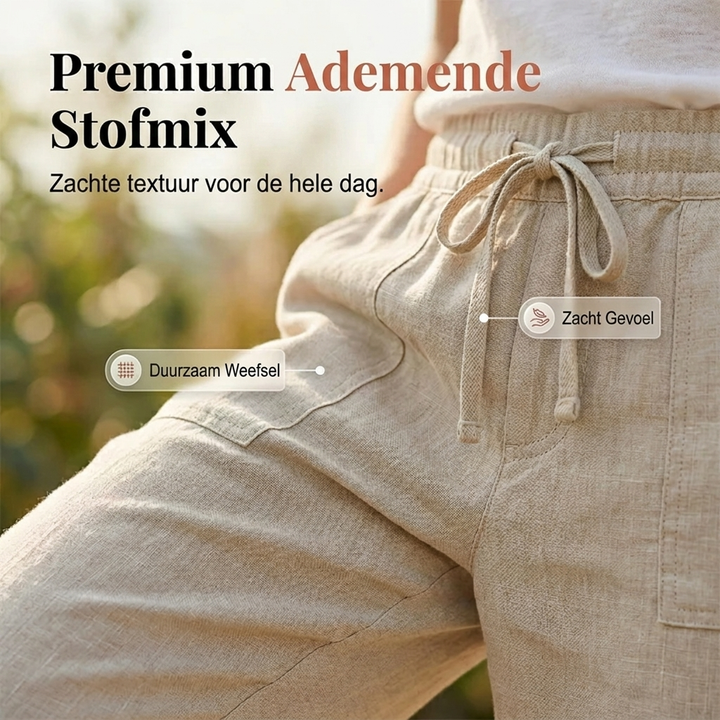 Belle | Katoen linnen Dames Short