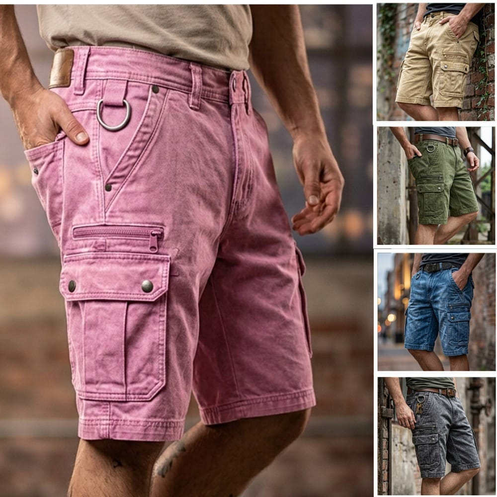 Beeckhoven | Functionele Denim Cargo Short