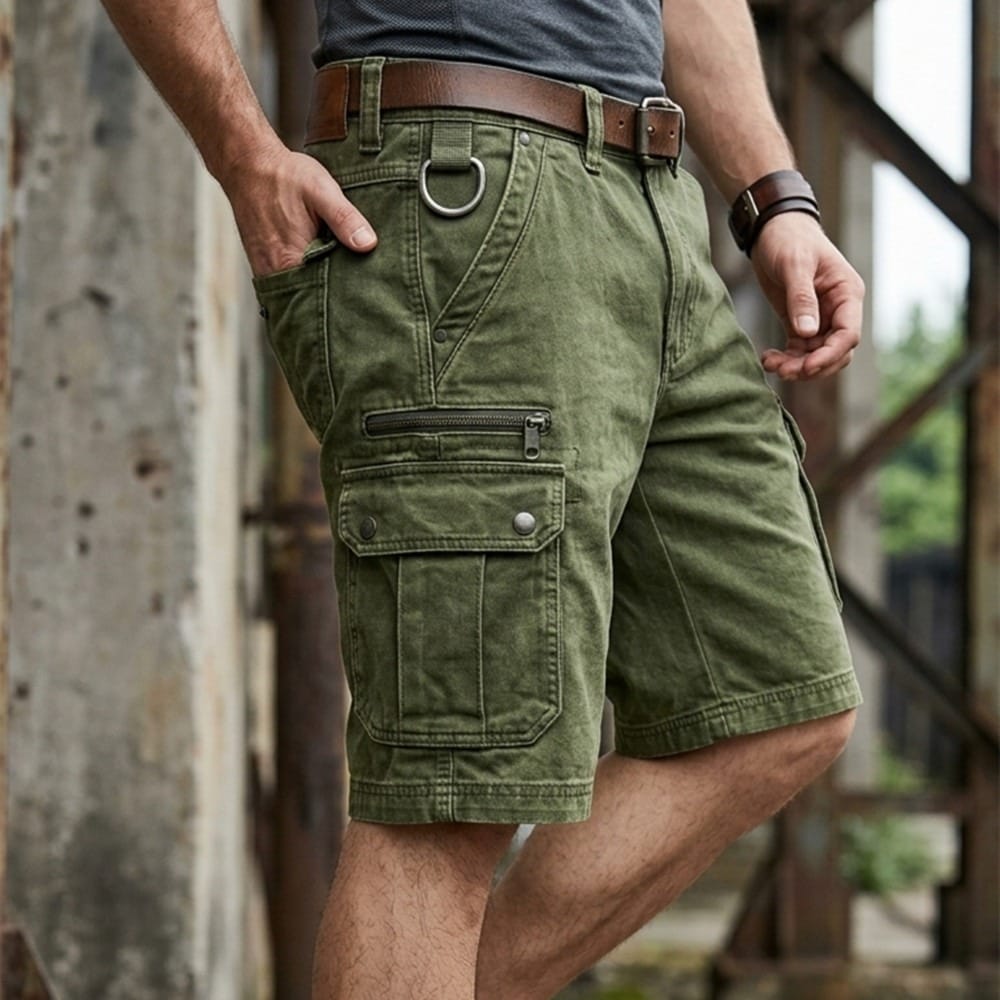 Beeckhoven | Functionele Denim Cargo Short