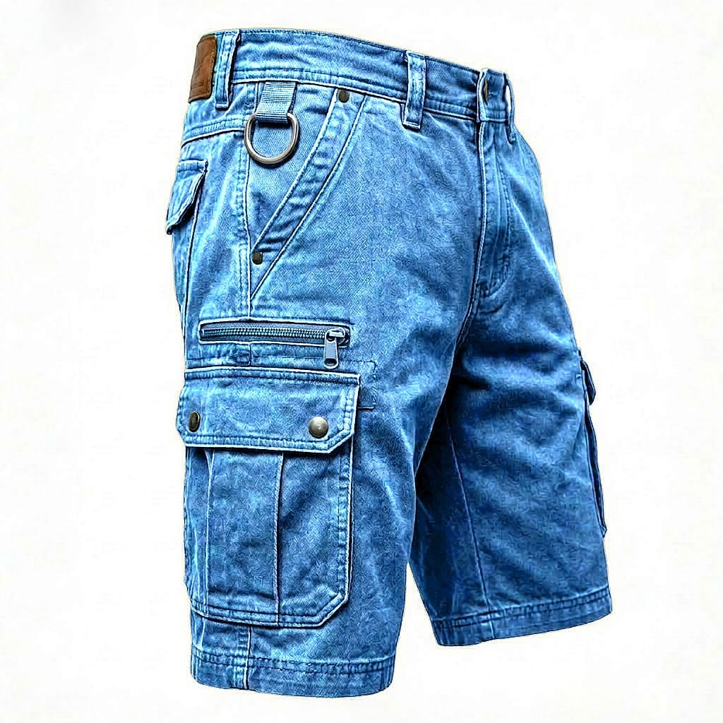 Beeckhoven | Functionele Denim Cargo Short