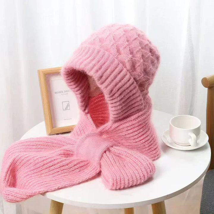 Warme Muts en Sjaal Combinatie | Winddicht met Gehoorbescherming