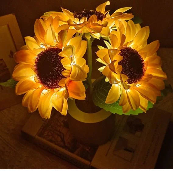 LED Zonnebloemlamp | Breng Vreugde in Elke Kamer! 🌻✨
